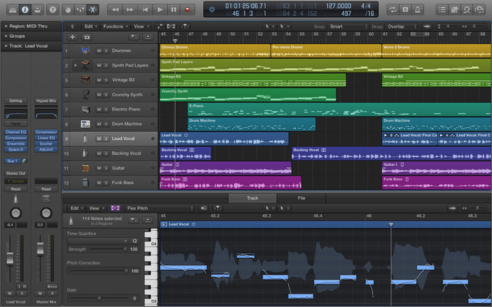 Track Comping – Logic Pro X