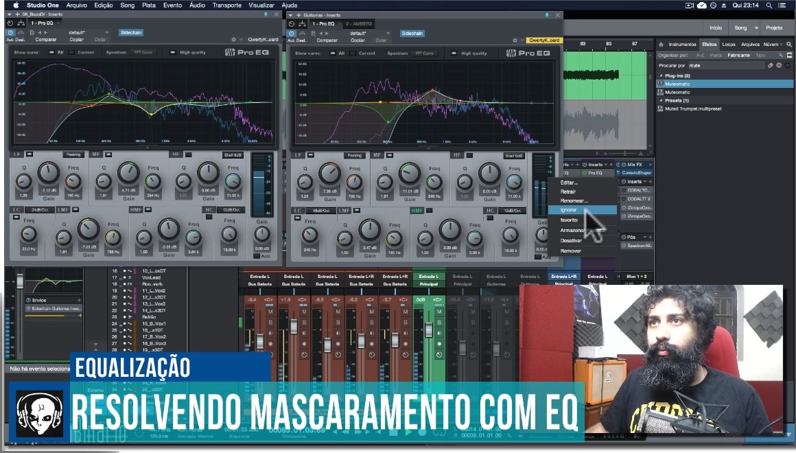 Mixagem mais Clara e Definida com Ajuda do Analisador de Espectro
