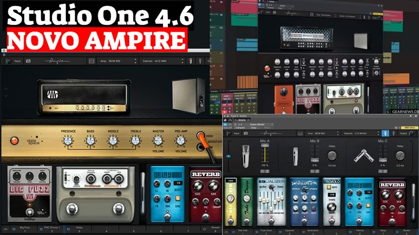 Studio One 4.6 AMPIRE – Amps e Caixas para Guitarra e Contrabaixo