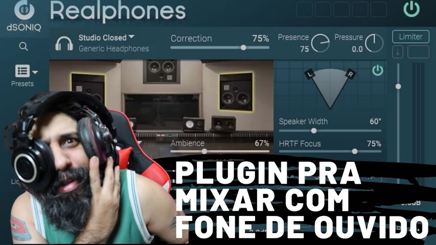 dSONIQ Realphones Mixagem com Fones de Ouvido