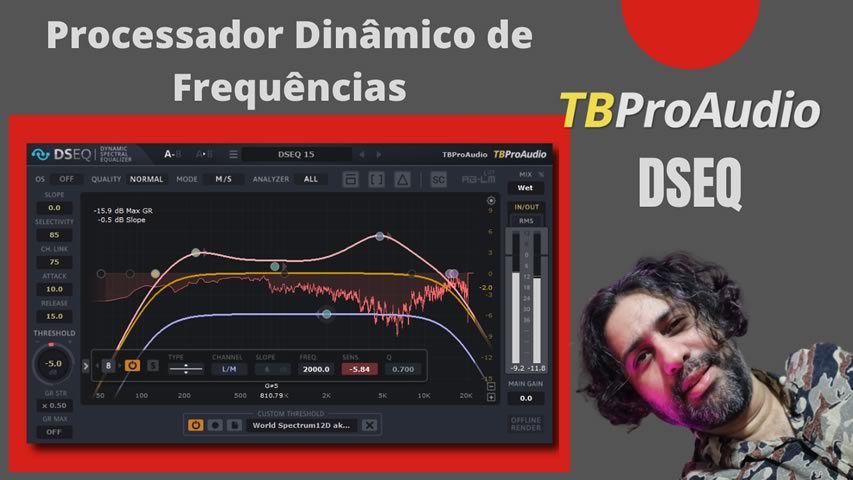 TBProAudio DSEQ Processador Dinâmico de Frequências