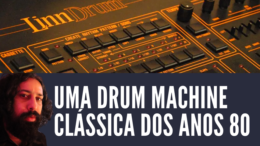 Drum Machine Clássica dos anos 80