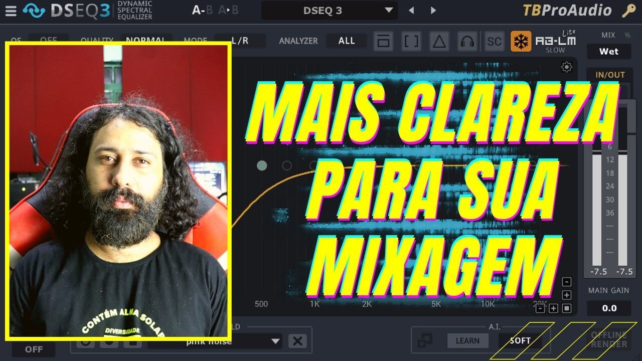 Eliminar aspereza digital, ressonâncias e Balancear Frequências