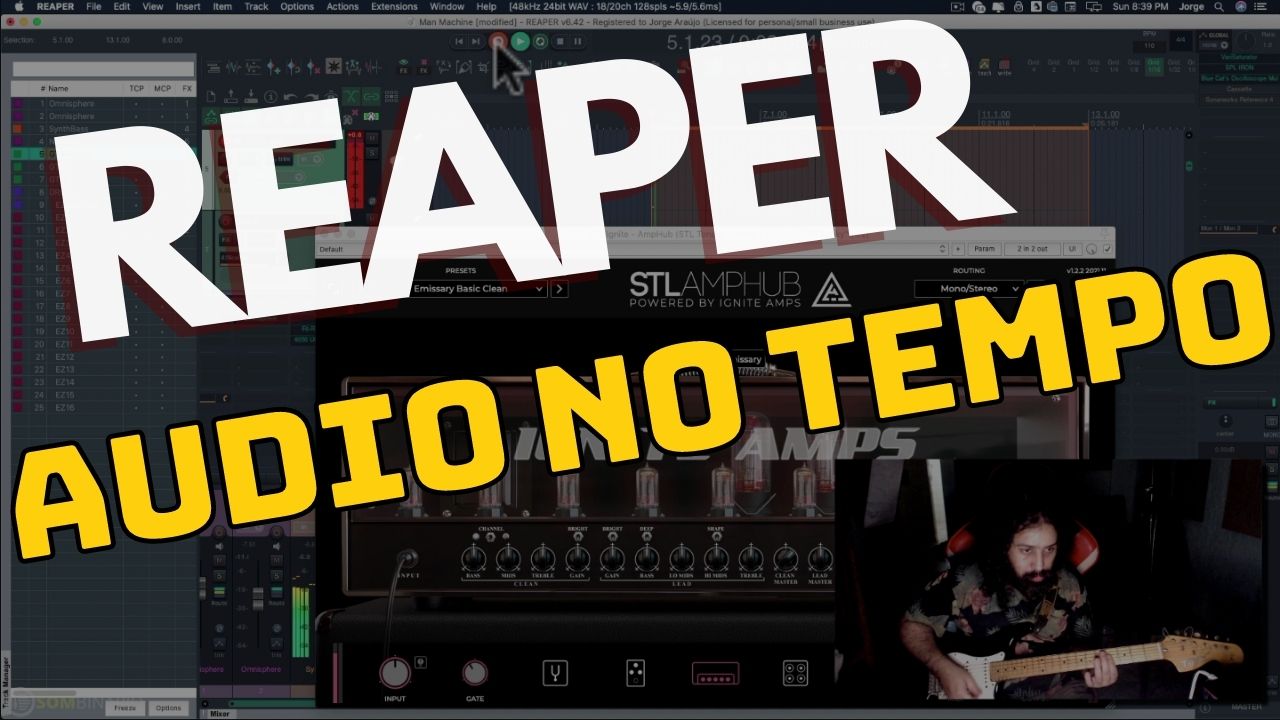 Colocando Audio no Tempo com o REAPER