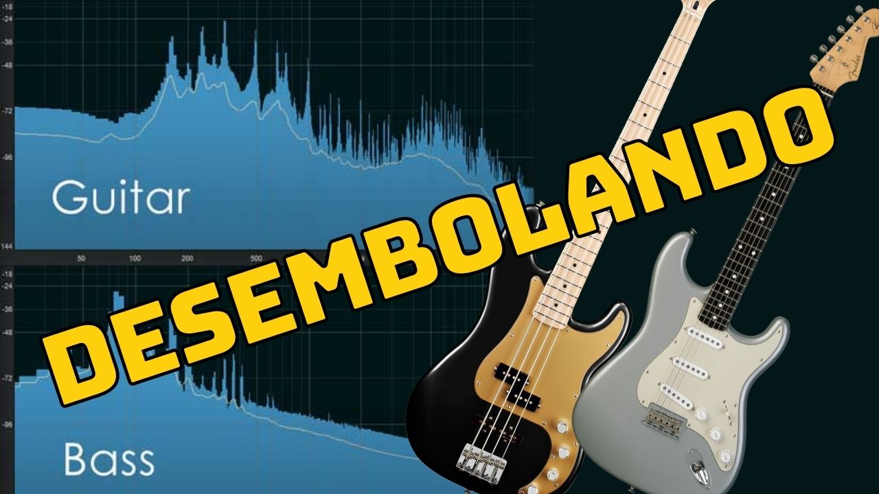 Mascaramento de Frequência Baixo e Guitarras