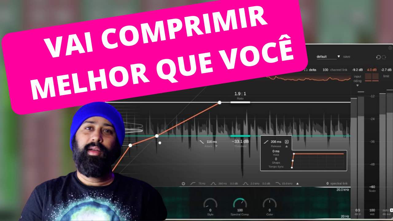 Sonible smart:comp 2 Compressor Espectro Dinâmico com I.A.