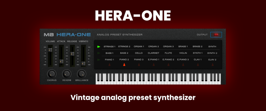 HERA-ONE: Synth predefinido Vintage