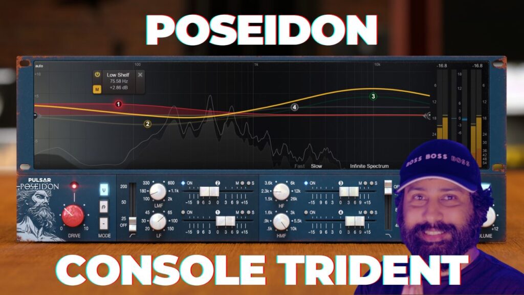Pulsar Audio Poseidon: A Nova Emulação do Console Trident para Mixagens Poderosas