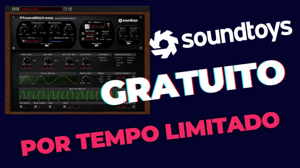 PhaseMistress da SoundToys: Dê Vida Nova às Suas Produções com Phaser Analógico (Baixe Grátis até 15/11)