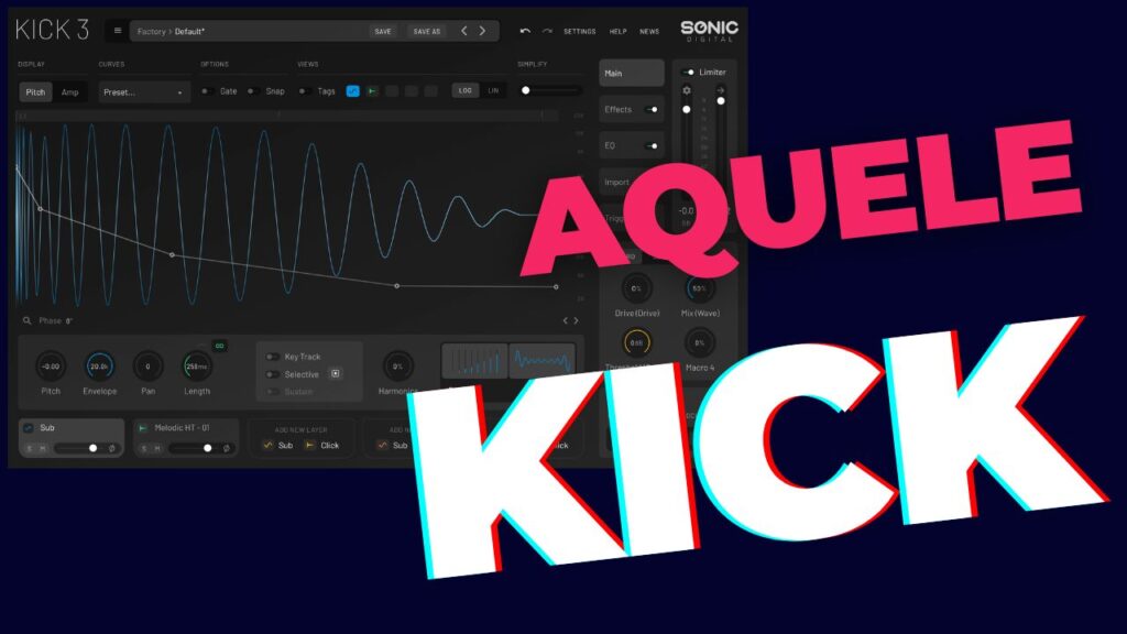 Kick 3 da Sonic Academy: Domine a Arte de Criar o Kick Perfeito