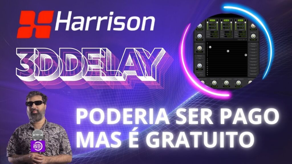 Harrison Lança o 3D Delay: Plugin Gratuito e Poderoso para Sua Mixagem