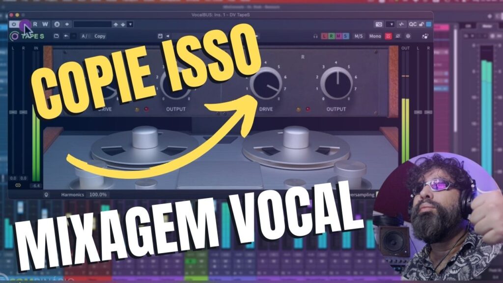 Mixagem Vocal com Hard Tune: Clareza, Dimensão e Vibe Analógica