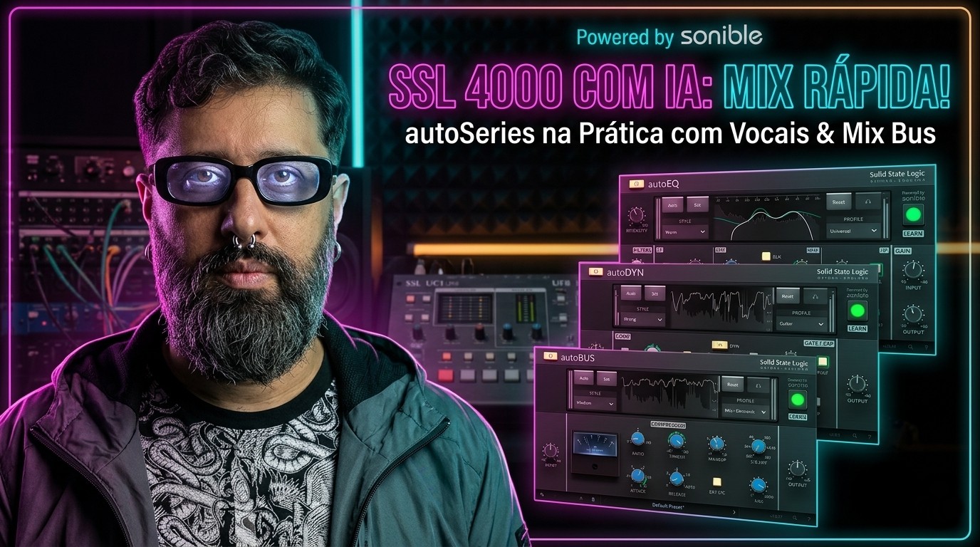 SSL autoSeries: O Som Lendário da 4000 com Inteligência Artificial