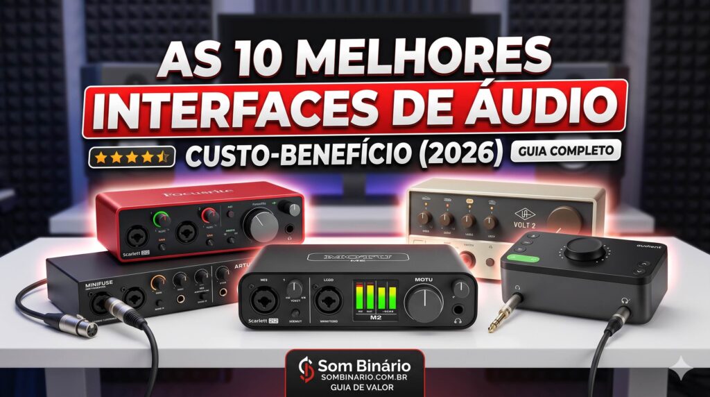 Melhores Interfaces de Áudio de 2 Canais Custo-Benefício de 2026