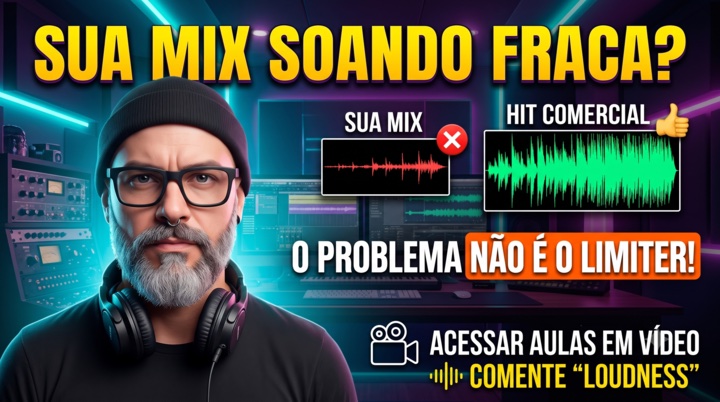 Por que sua mix soa fraca perto das referências?