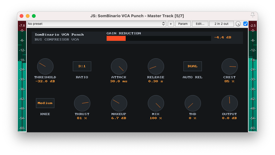 Versão JSFX - REAPER